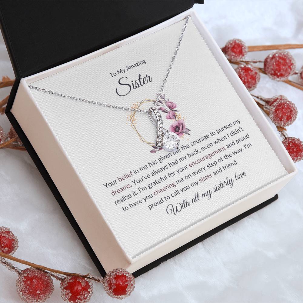 For My Amazing Sister – Alluring Beauty Necklace | A Beautifully Crafted Piece For Sister