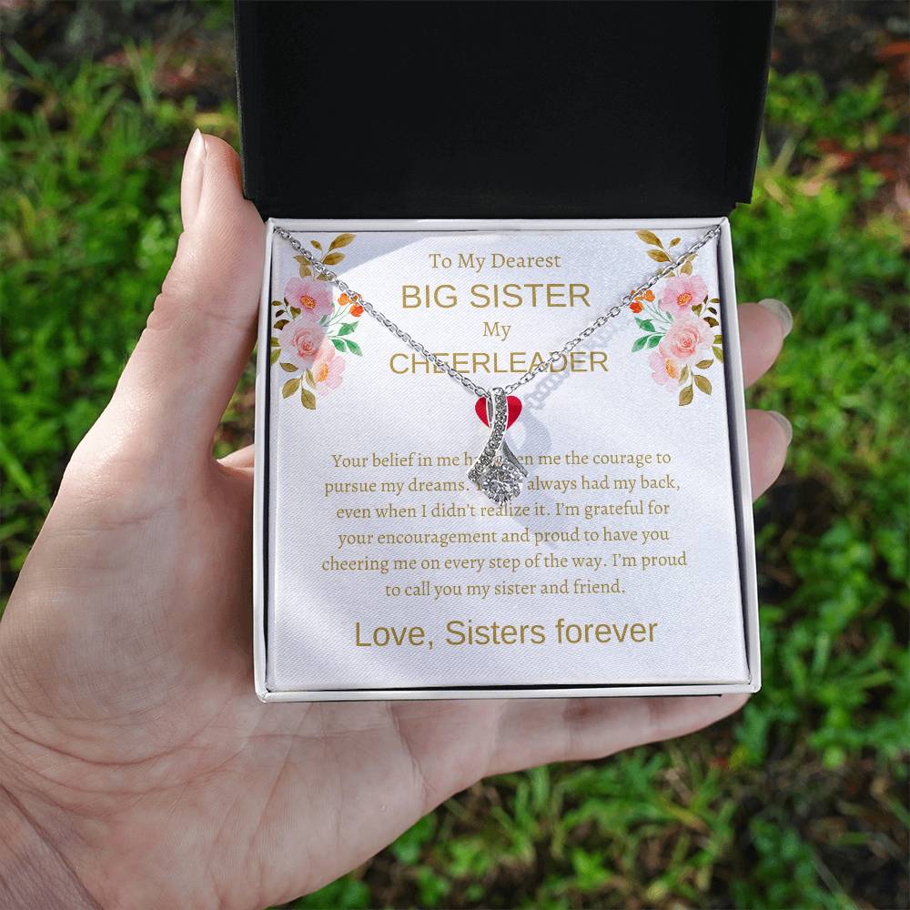 For My Beloved Big Sister – Alluring Beauty Necklace Gift | A Gorgeous Keepsake to Cherish Forever