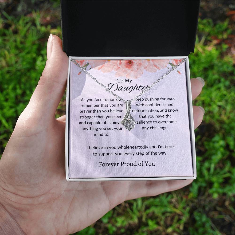 To My Daughter - Beauty Necklace | A Beautiful Gift Reflecting Your Unique Radiance