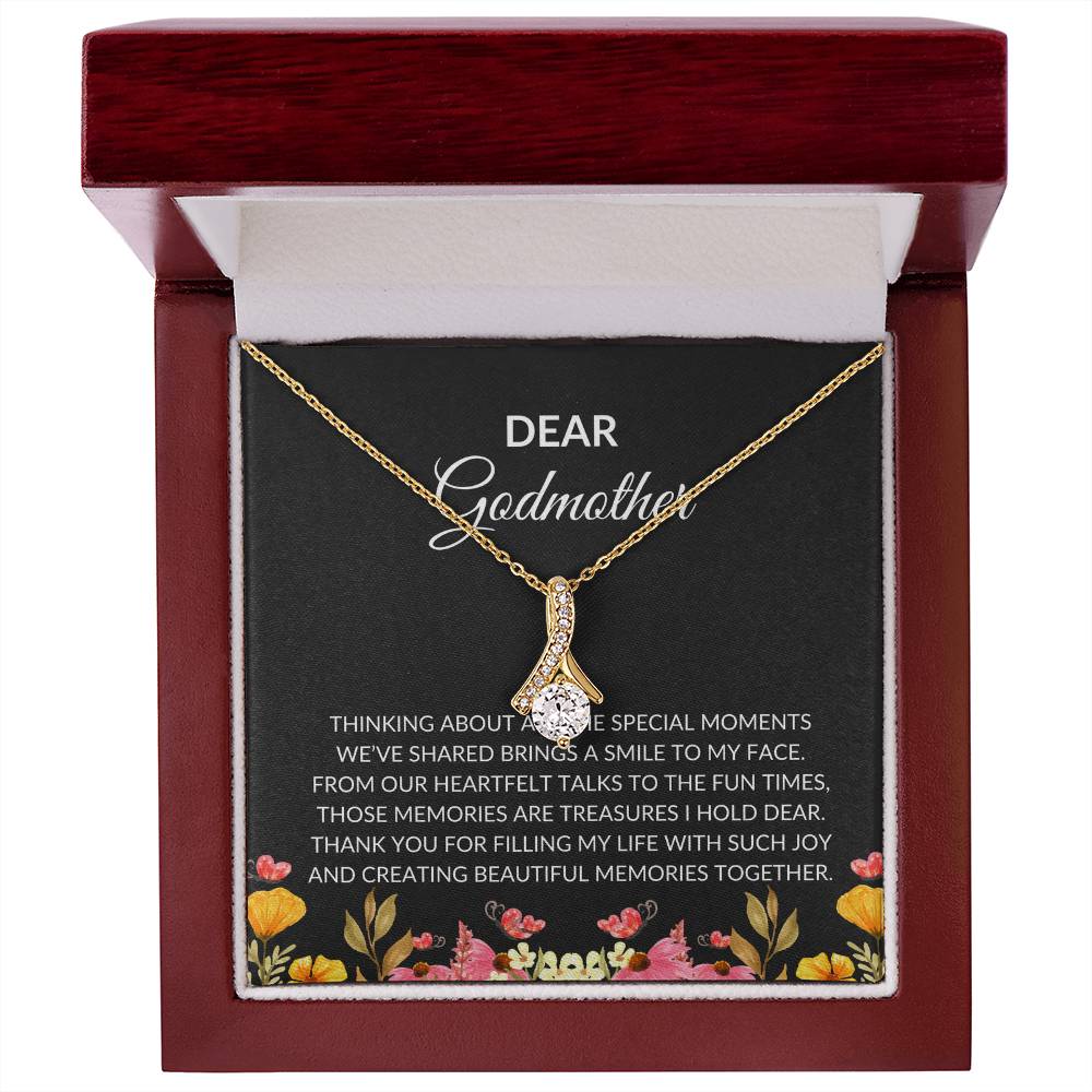 For My Dear Godmother, Alluring Beauty Necklace (Yellow & White Gold Variants) | Godmother Necklace (Necklace Only)