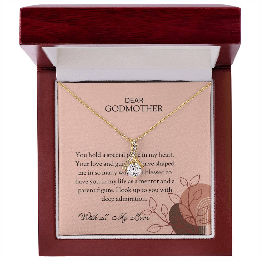 Special Gift for My Godmother, Alluring Beauty Necklace (Yellow & White Gold Variants) | Godmother Necklace (Necklace Only)