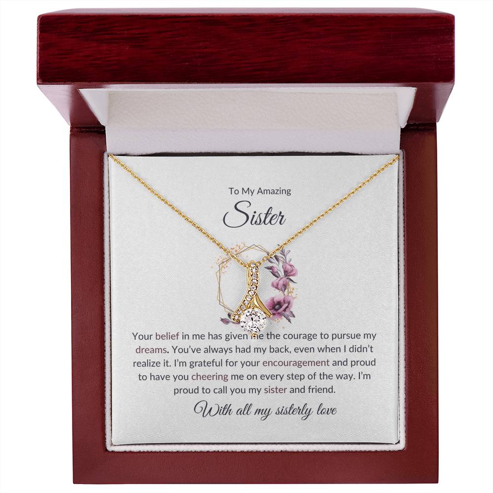 For My Amazing Sister – Alluring Beauty Necklace | A Beautifully Crafted Piece For Sister
