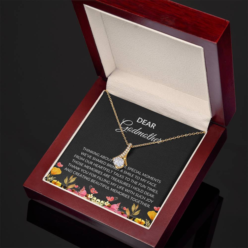 For My Dear Godmother, Alluring Beauty Necklace (Yellow & White Gold Variants) | Godmother Necklace (Necklace Only)