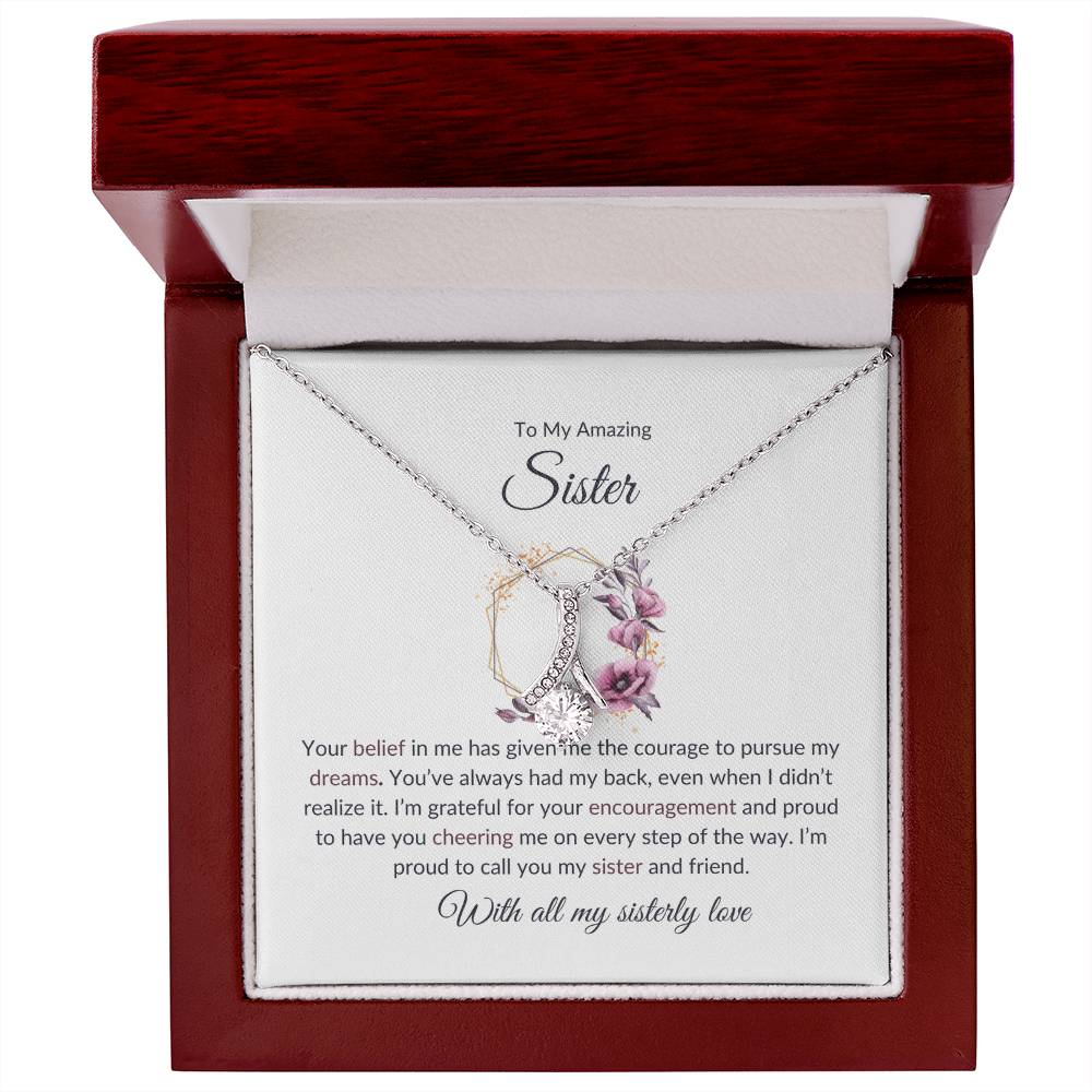 For My Amazing Sister – Alluring Beauty Necklace | A Beautifully Crafted Piece For Sister
