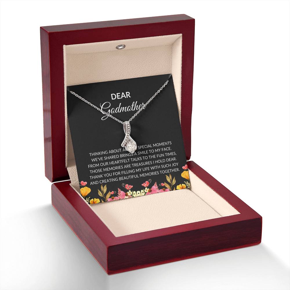 For My Dear Godmother, Alluring Beauty Necklace (Yellow & White Gold Variants) | Godmother Necklace (Necklace Only)