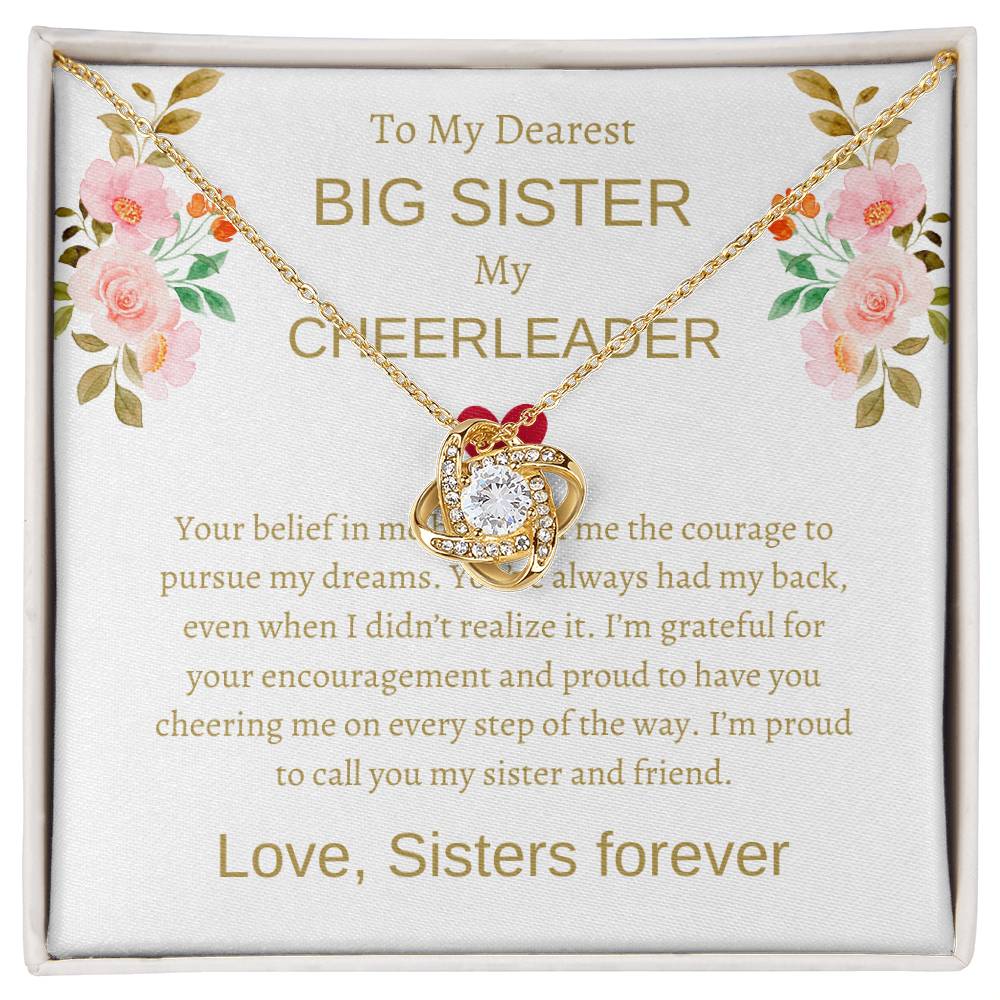 To My Dearest Big Sister – Love Knot Necklace | An Exquisite Gift For Sisterly Bond