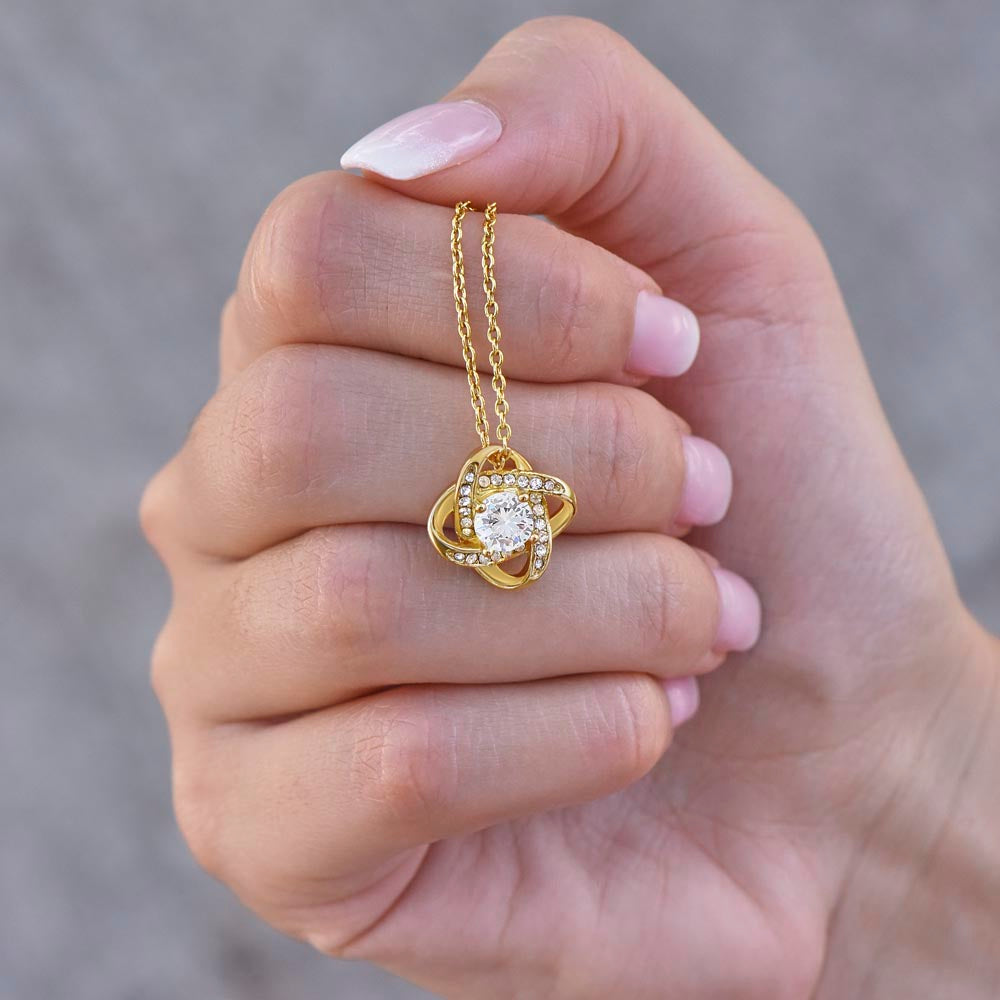 Friendship Necklace Gift | To My Amazing Best Friend - Love Knot Necklace