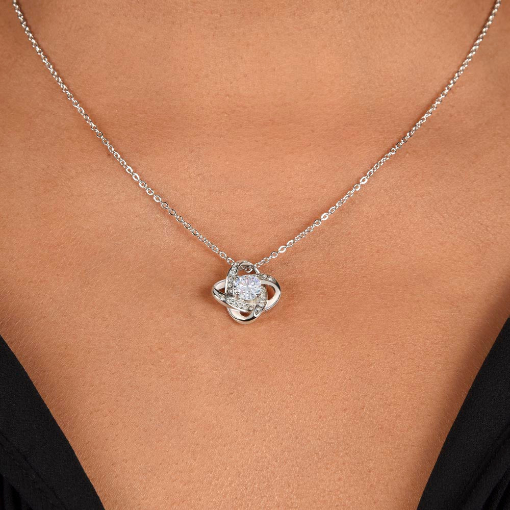 To My Beautiful Sister-in-law Necklace | Love Knot Necklace | Sister-in-Law Gift