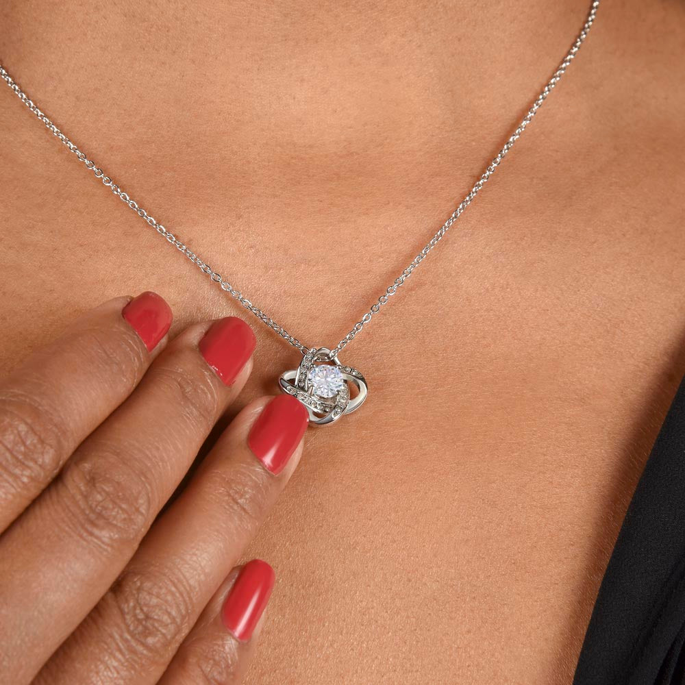 Friendship Necklace Gift | To My Amazing Best Friend - Love Knot Necklace