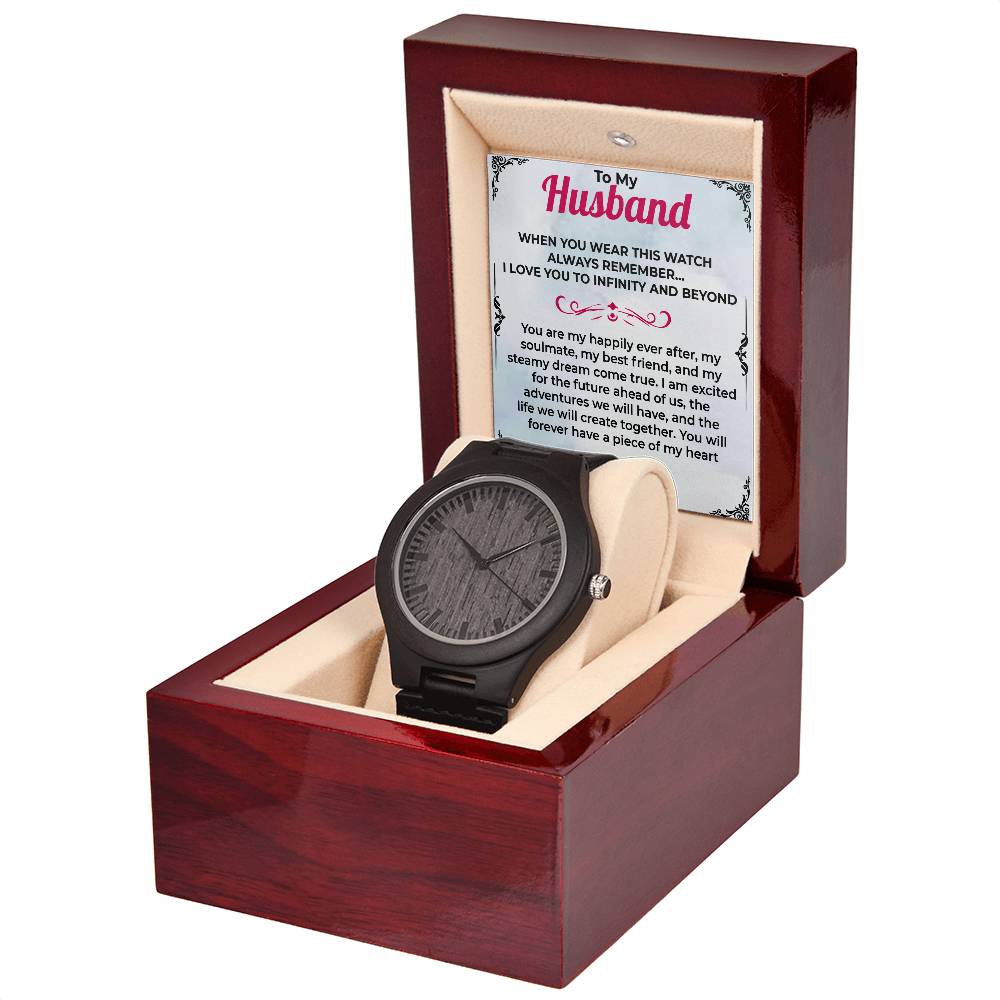 To My Husband Timeless Gift | Wooden Watch For Husband For any occasion