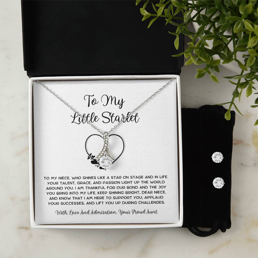 To My Little Starlet - From Aunt to Niece Alluring Beauty With Earrings - SOUVMOUR