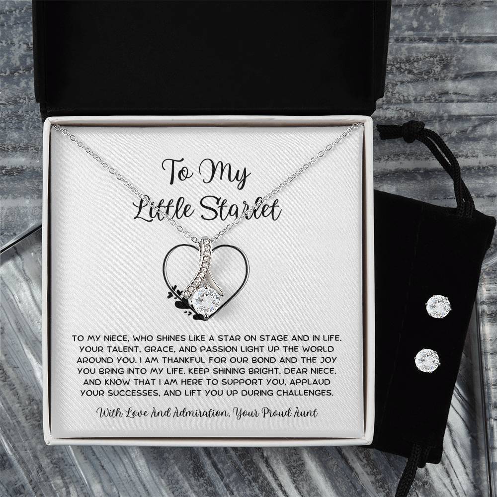 To My Little Starlet - From Aunt to Niece Alluring Beauty With Earrings - SOUVMOUR