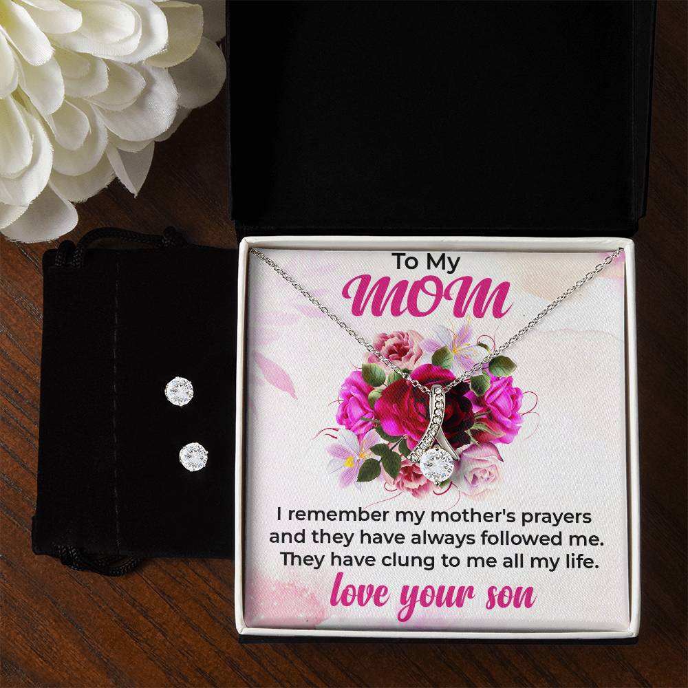 To My Beautiful Mom | Stunning Alluring Beauty Jewelry Set from Son