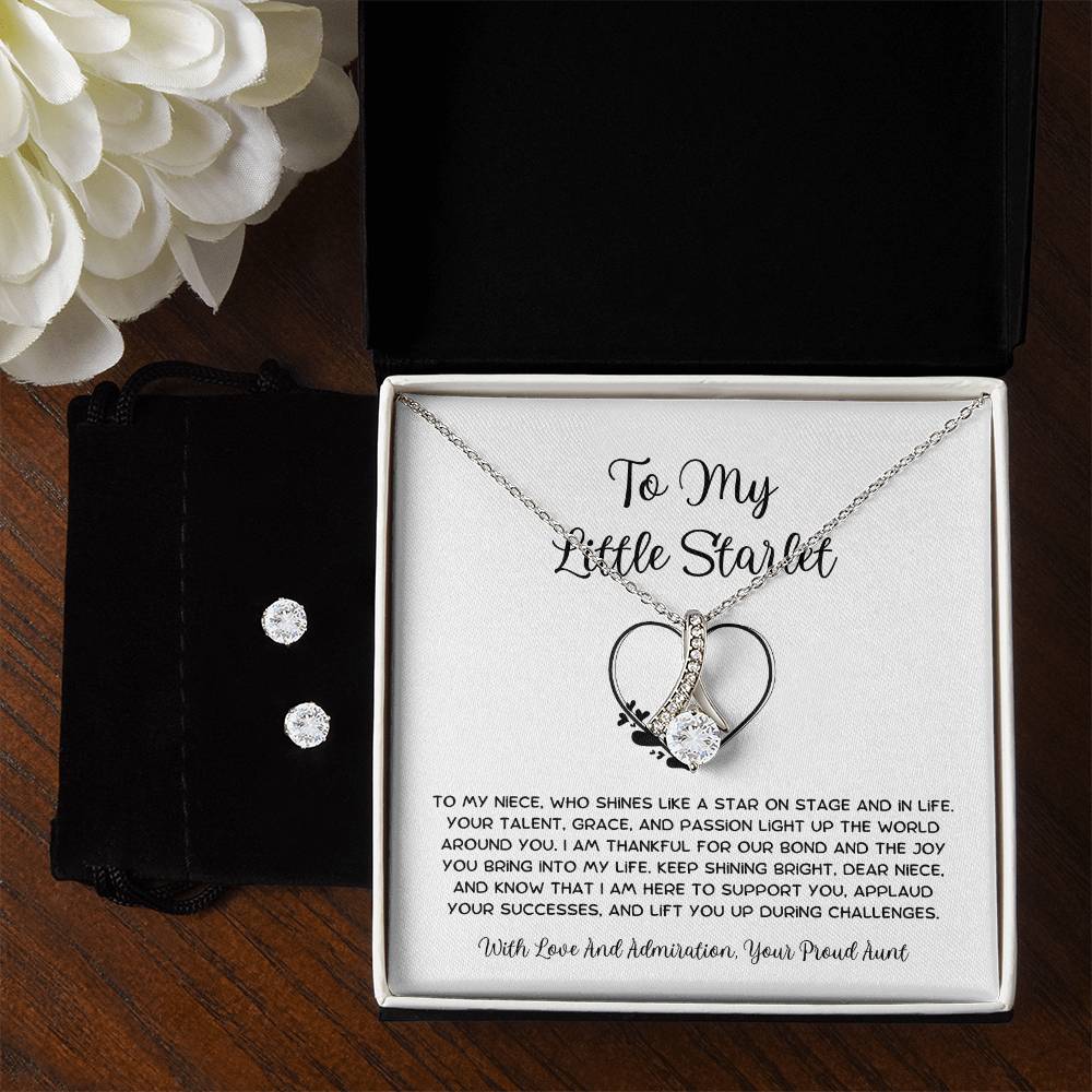 To My Little Starlet - From Aunt to Niece Alluring Beauty With Earrings - SOUVMOUR