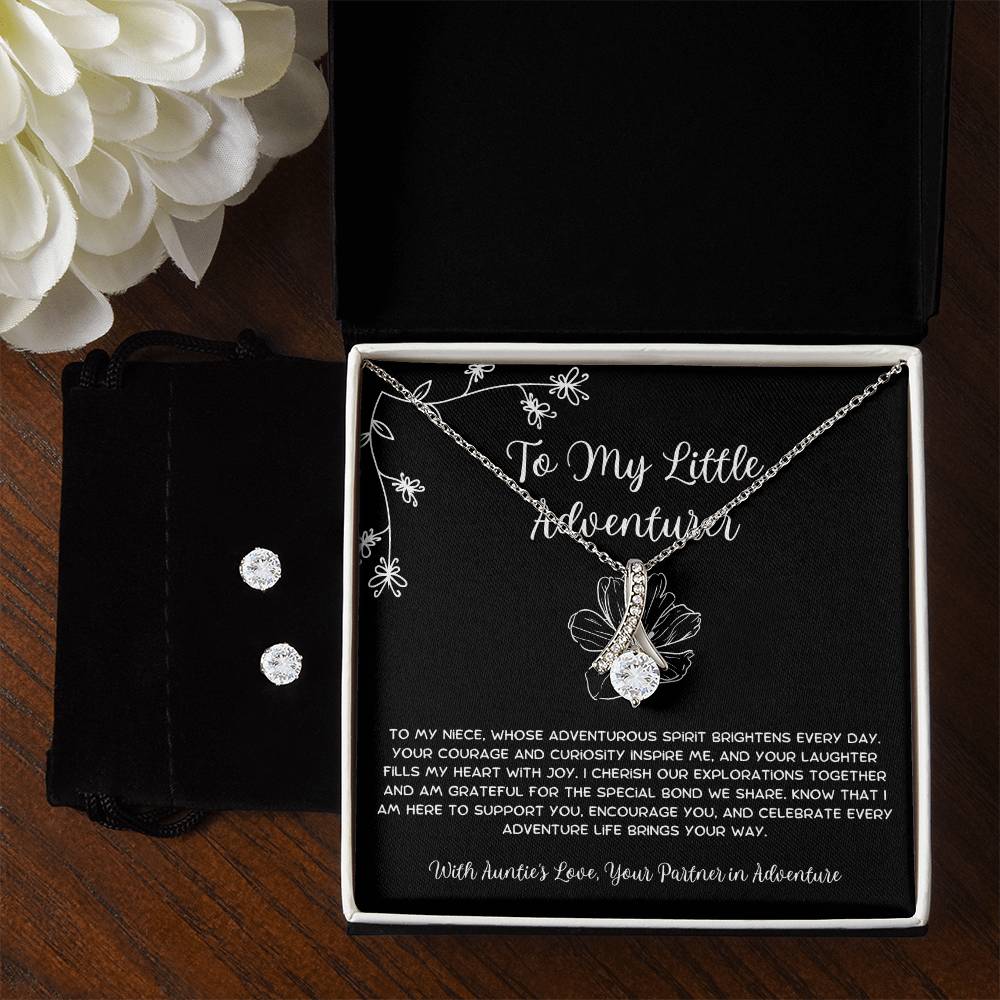 To My Little Adventurer - From Aunt to Niece Alluring Beauty With Earrings - SOUVMOUR