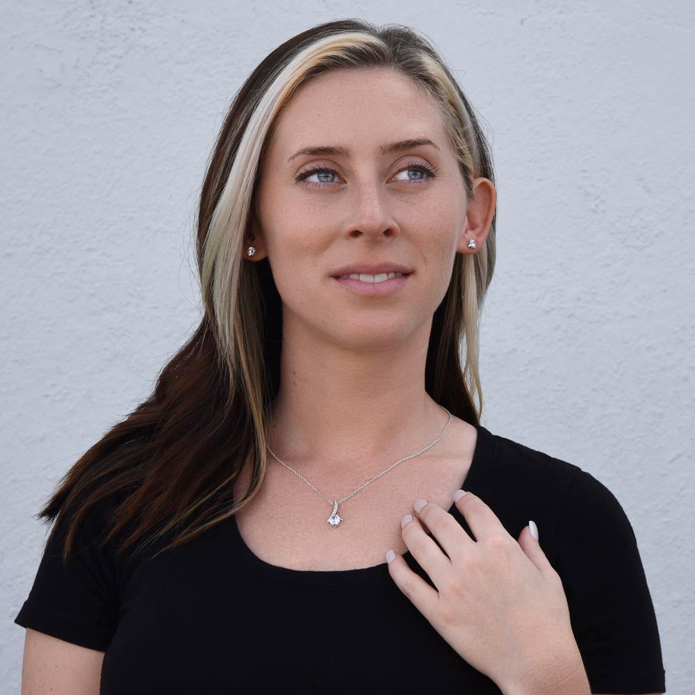 To My Amazing Mother-in-law | Eternal Beauty Necklace | Thoughtful Gift for Mother-in-law | Necklace & Earring Set Gift