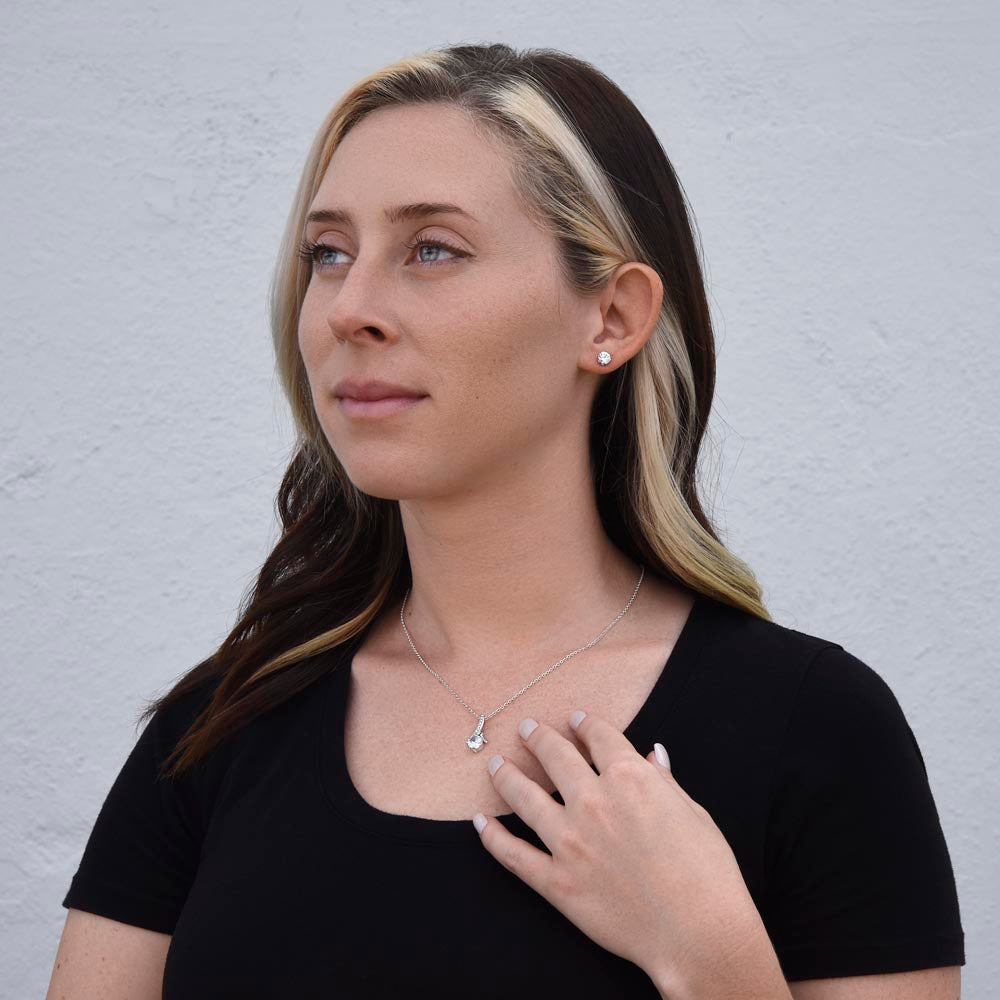 To My Sister-in-Law | Alluring Beauty Necklace & Earring Set | Gift for Sister-in-Law