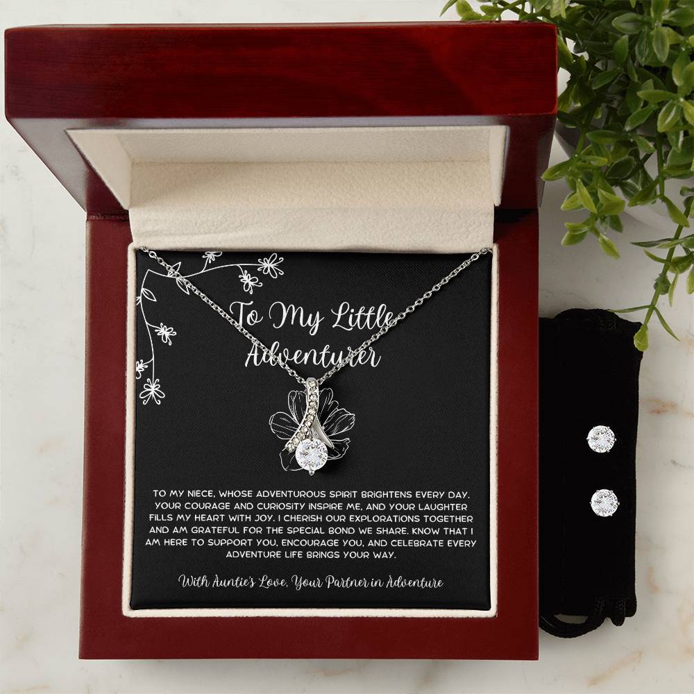 To My Little Adventurer - From Aunt to Niece Alluring Beauty With Earrings - SOUVMOUR