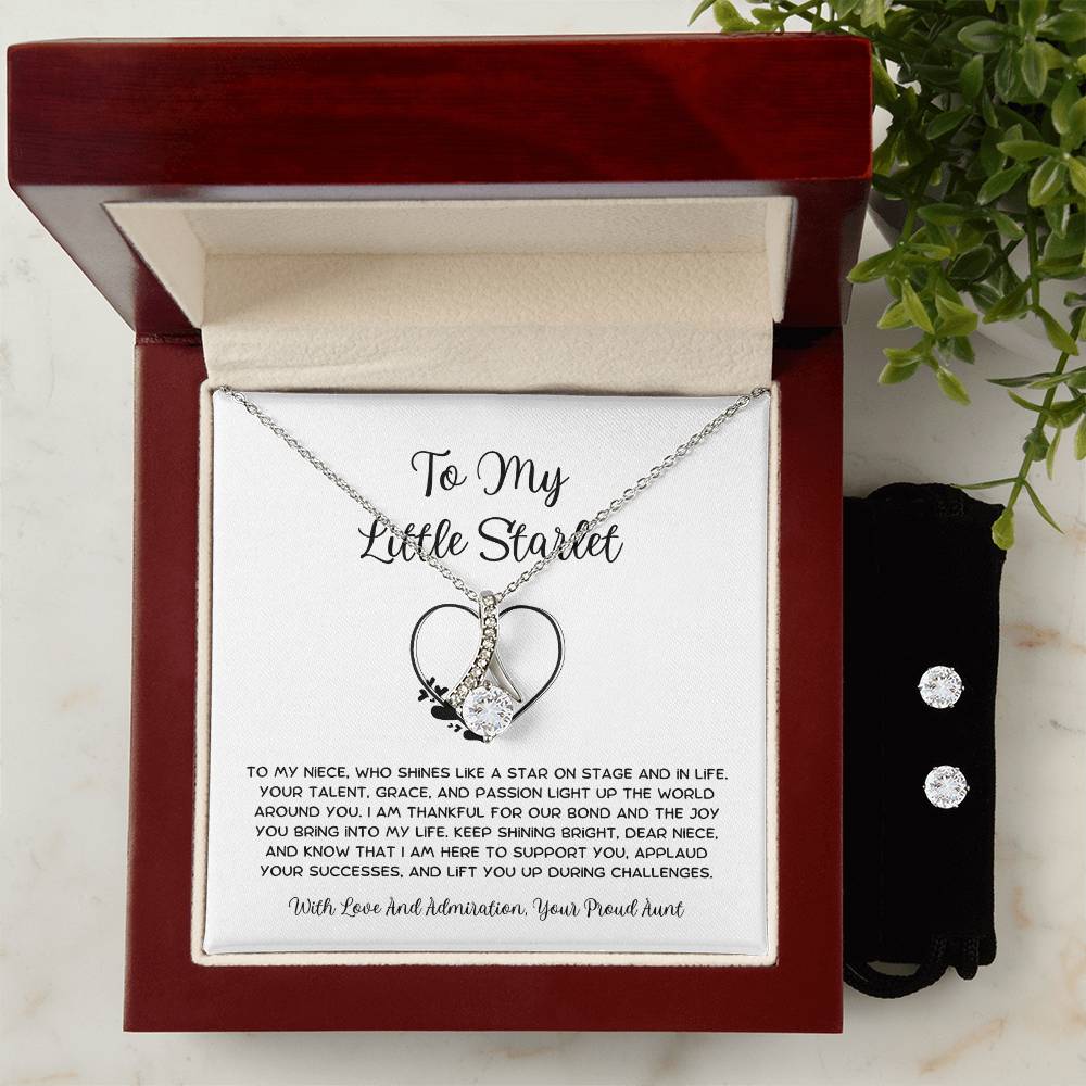 To My Little Starlet - From Aunt to Niece Alluring Beauty With Earrings - SOUVMOUR