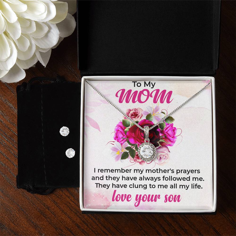 To My Gorgeous Mom | Beautiful Eternal Hope Jewelry Gift Set | A Gift Filled with Love | Necklace Gift For Mom