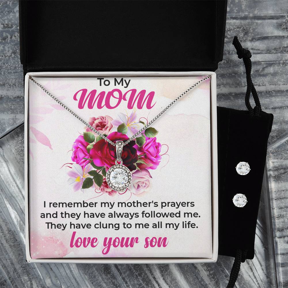 To My Gorgeous Mom | Beautiful Eternal Hope Jewelry Gift Set | A Gift Filled with Love | Necklace Gift For Mom