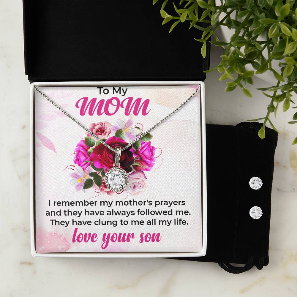 To My Gorgeous Mom | Beautiful Eternal Hope Jewelry Gift Set | A Gift Filled with Love | Necklace Gift For Mom