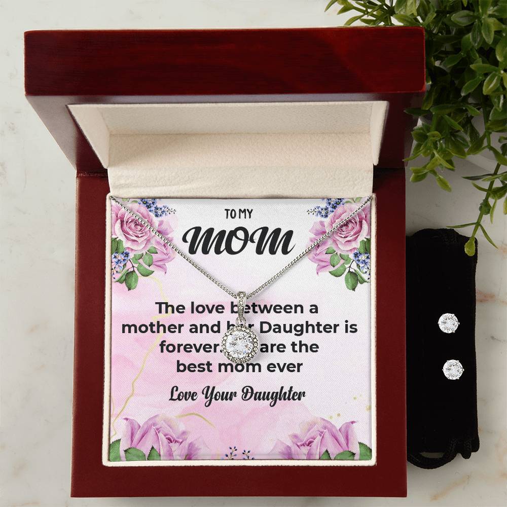 To My Mom | Heartfelt Eternal Hope Jewelry Set | A Gift for My Loving Mom | Necklace Gift For Mom