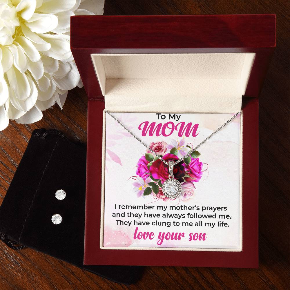 To My Gorgeous Mom | Beautiful Eternal Hope Jewelry Gift Set | A Gift Filled with Love | Necklace Gift For Mom