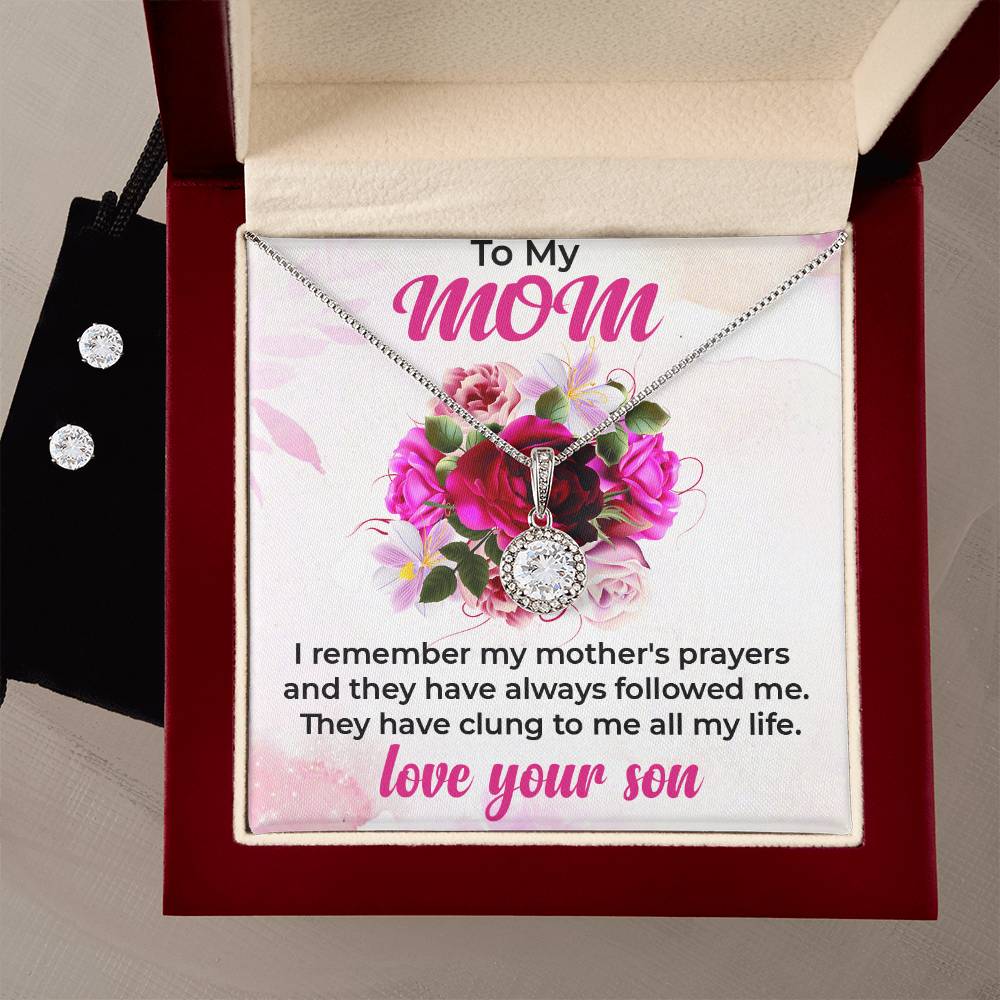 To My Gorgeous Mom | Beautiful Eternal Hope Jewelry Gift Set | A Gift Filled with Love | Necklace Gift For Mom