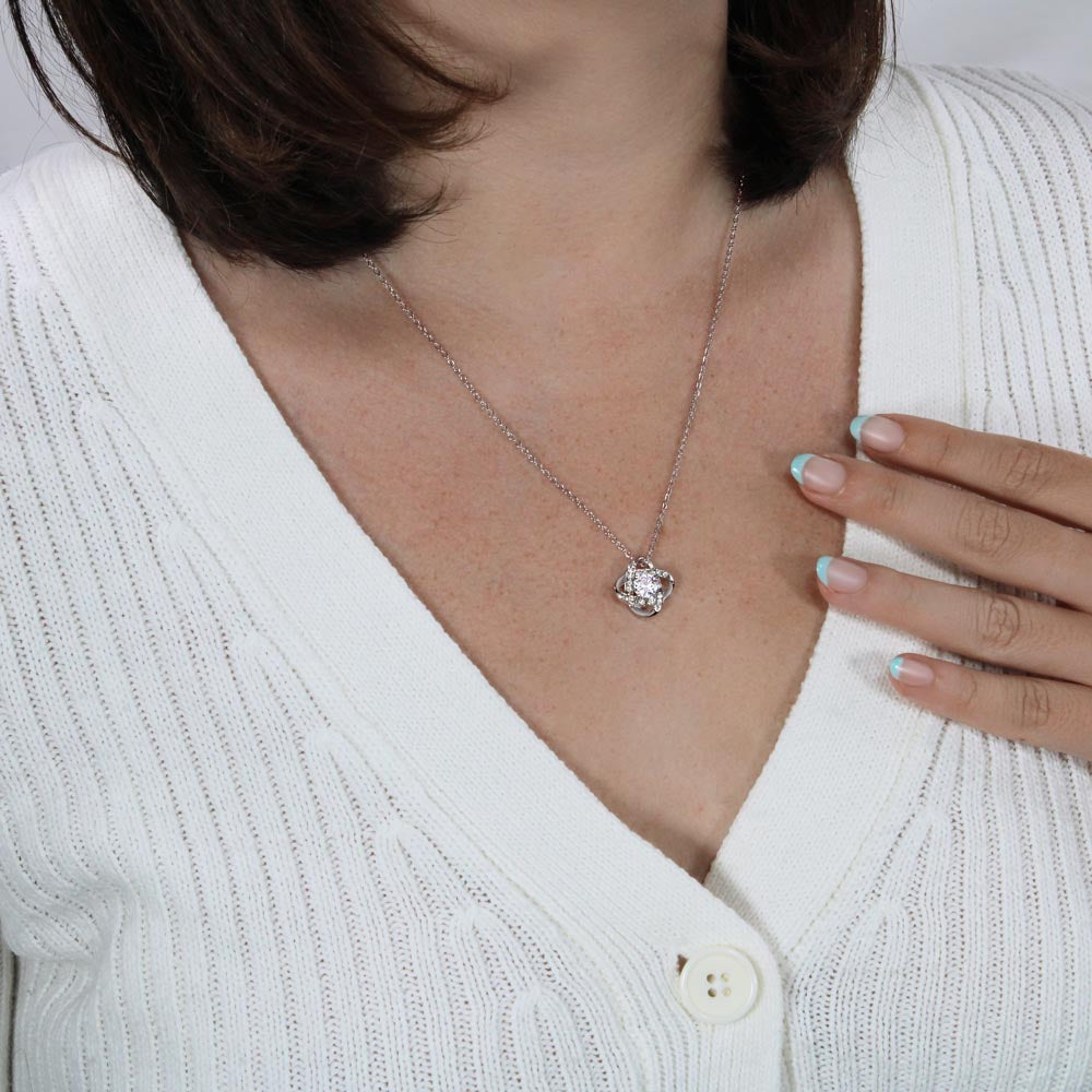 Friendship Necklace | Love Knot Necklace | Heartfelt Best Friend Necklace