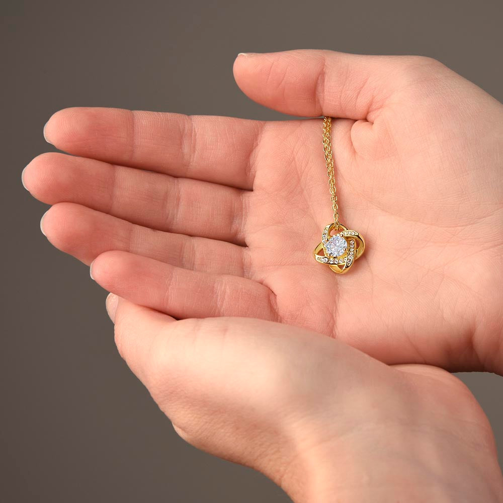 To My Special Granddaughter Necklace | Love Knot Necklace Gift For Granddaughter