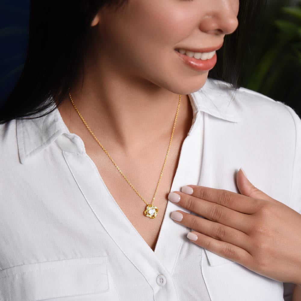 Friendship Necklace | Love Knot Necklace | Heartfelt Best Friend Necklace