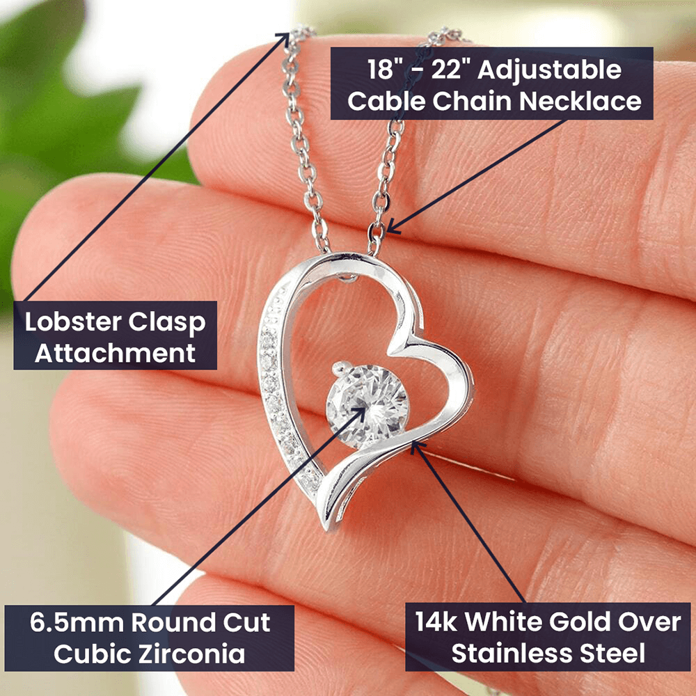 Forever Love Necklace Pendant Necklace For Wife | Necklace Gift for Her | Necklace For Soulmate
