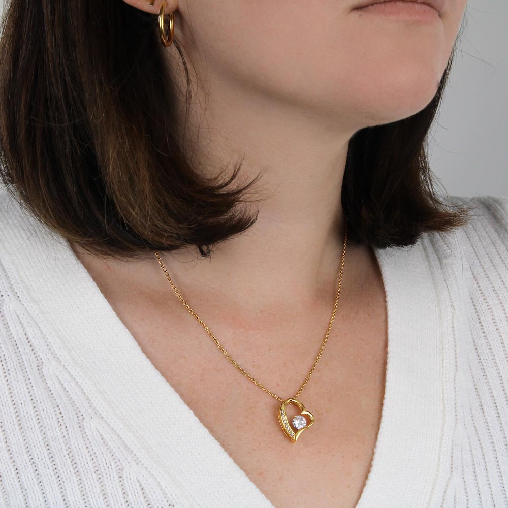 Always in My Heart - Forever Necklace Gift for My Daughter - SOUVMOUR