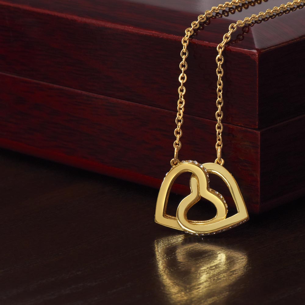 Interlocking Hearts Necklace | Lovely Cousin Friendship Necklace