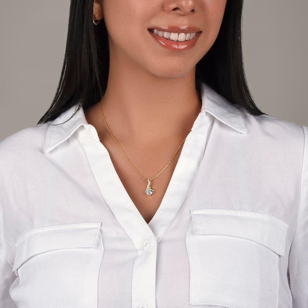 To My Goddaughter Alluring Beauty Necklace | Elegant Jewelry Perfect for Your Goddaughter