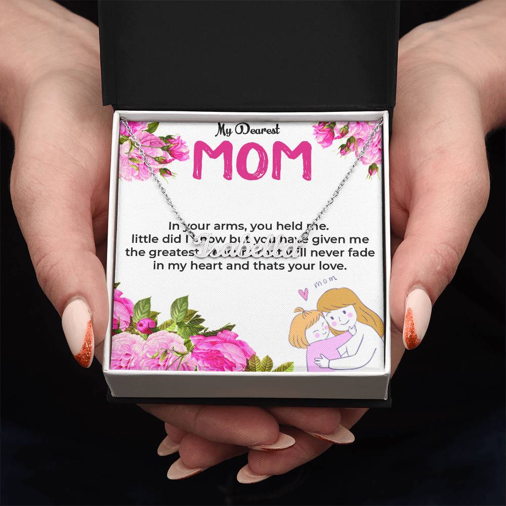 To My Amazing Mom | Custom Name Necklace | Heartfelt Gift