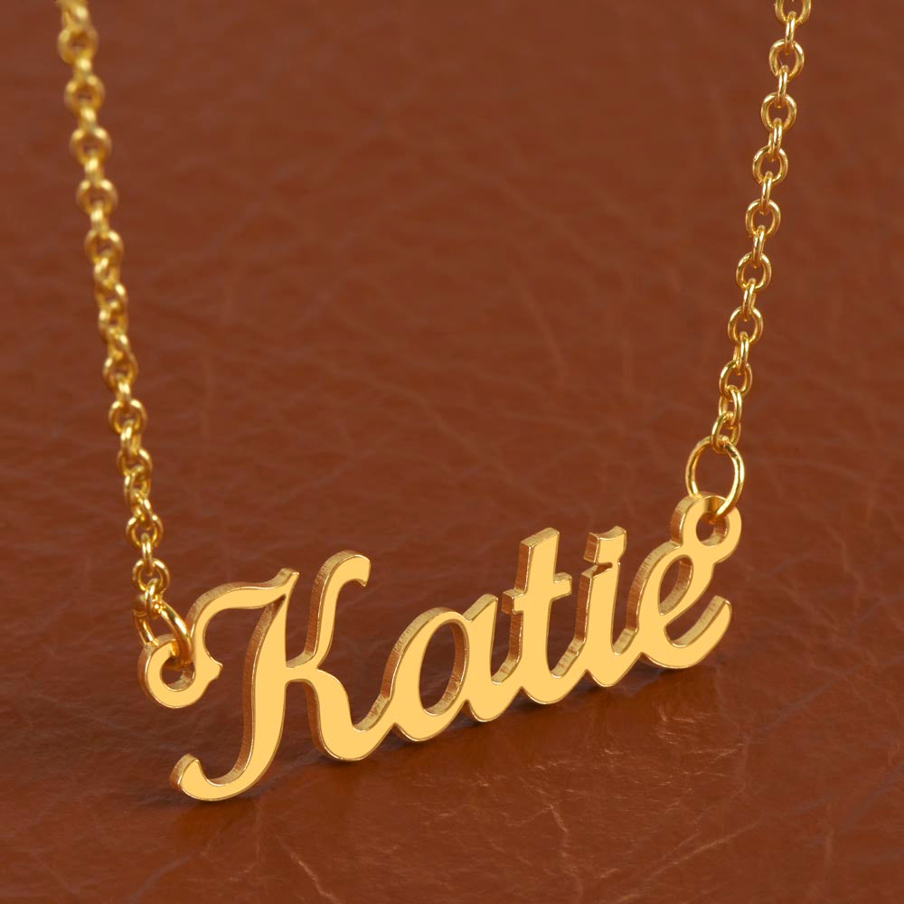 To My Lovely Sister Custom Name Necklace | Necklace Gift for Sister