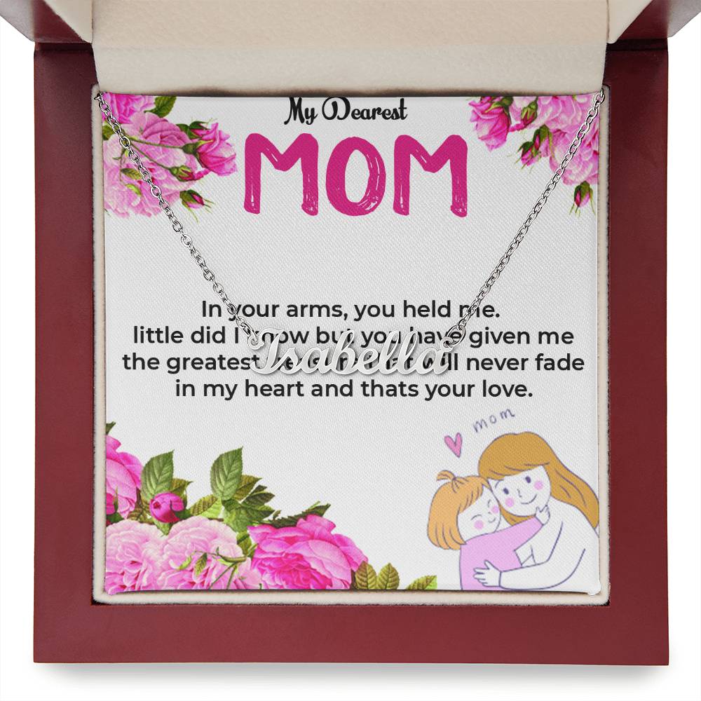 To My Amazing Mom | Custom Name Necklace | Heartfelt Gift