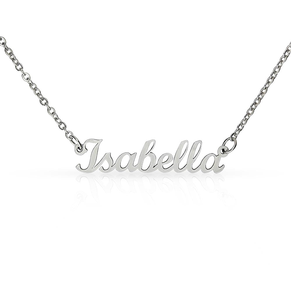 To My Loving Mom | Elegant Personalized Custom Name Necklace Gift