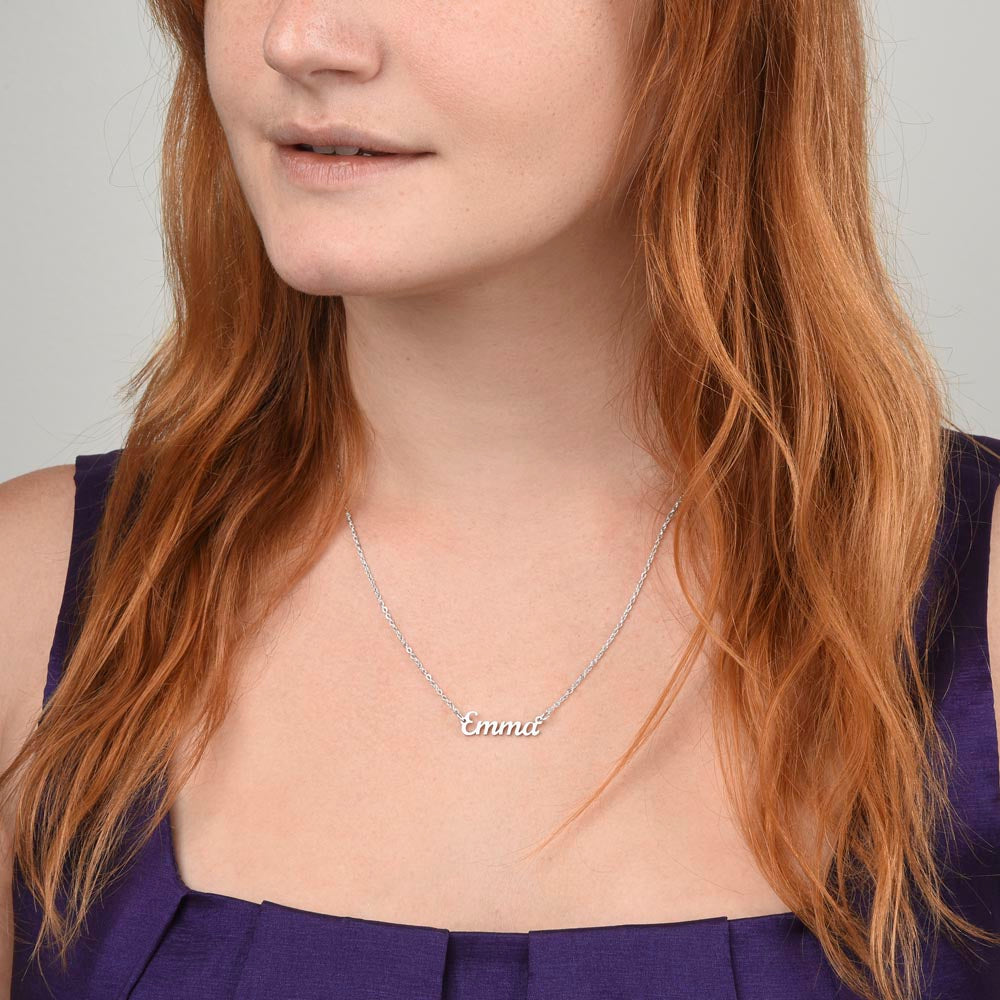 Custom Name Necklace | Gift for Sister | Name Necklace Gift for Her