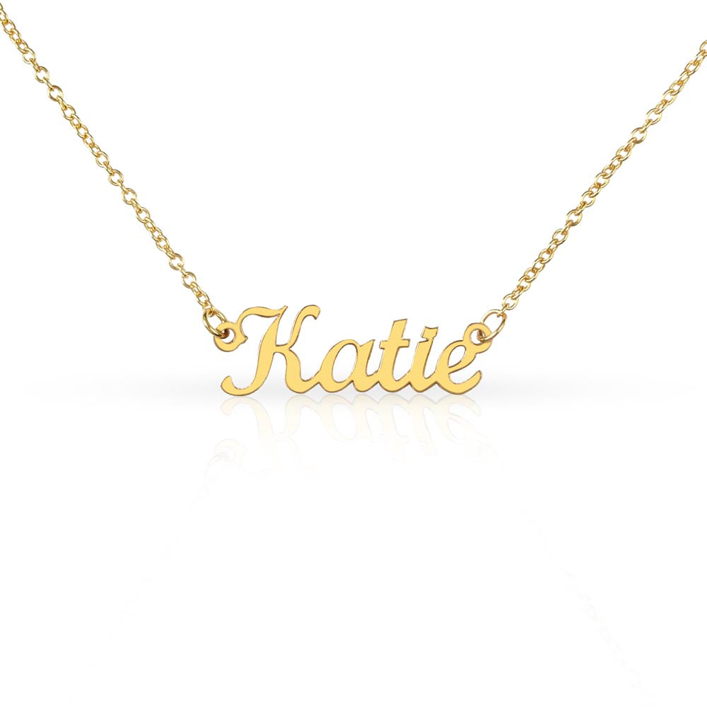 To My Loving Mom | Elegant Personalized Custom Name Necklace Gift
