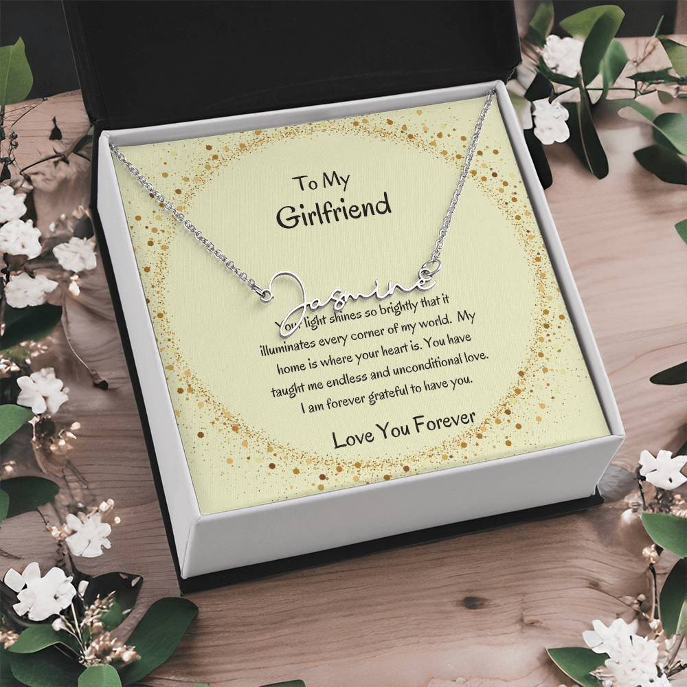 Custom Signature Name Necklace | Stylish Necklace for Her - SOUVMOUR