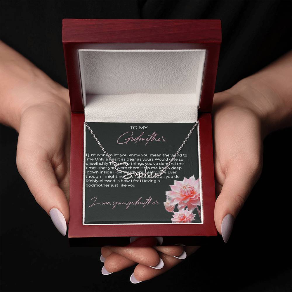Signature Name Necklace for Godmother | A Heartfelt Gift Celebrating Love | Godmother Gift