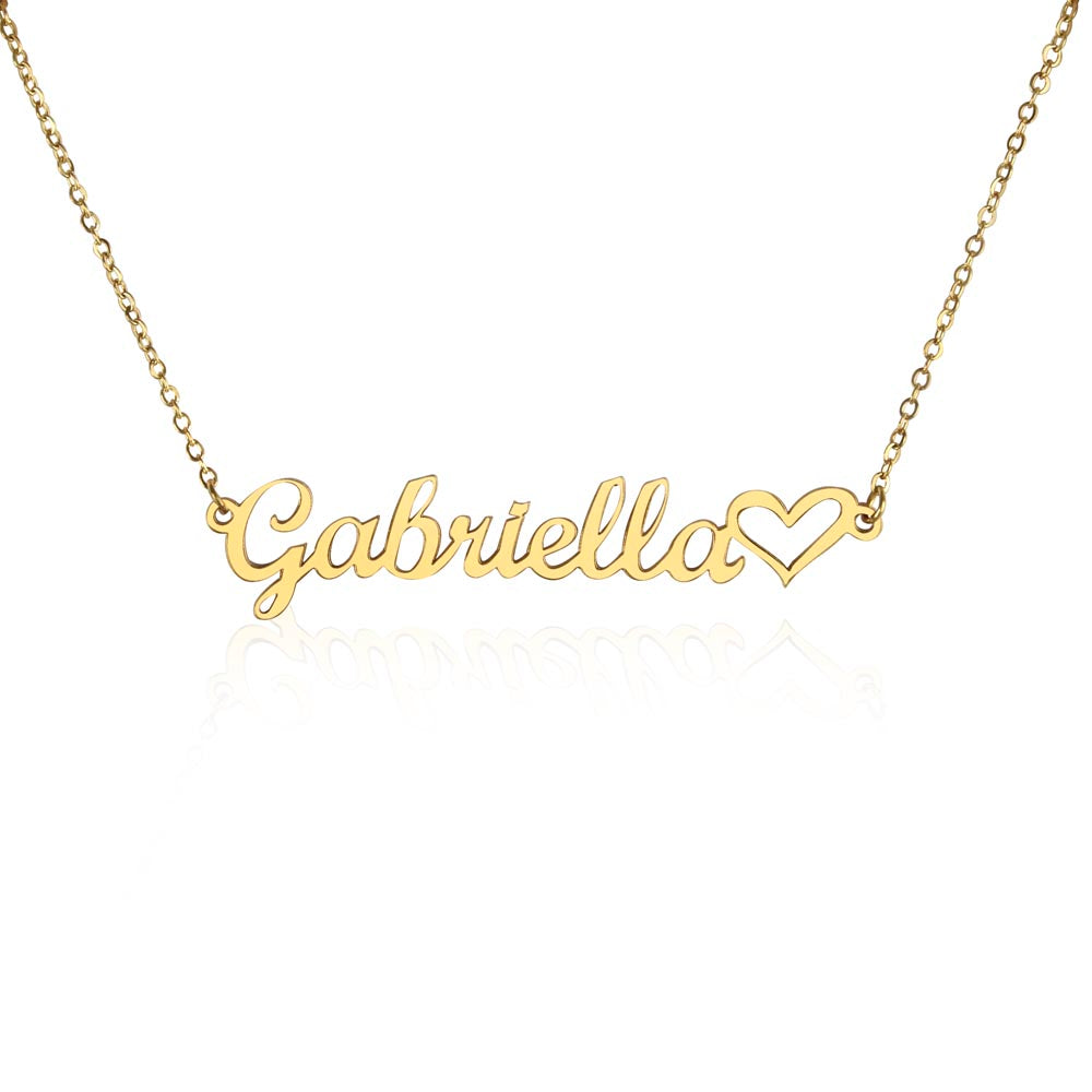 Necklace For Mother-in-Law | To The Best Mother-in-Law | Heart-Shaped Custom Name Necklace Only