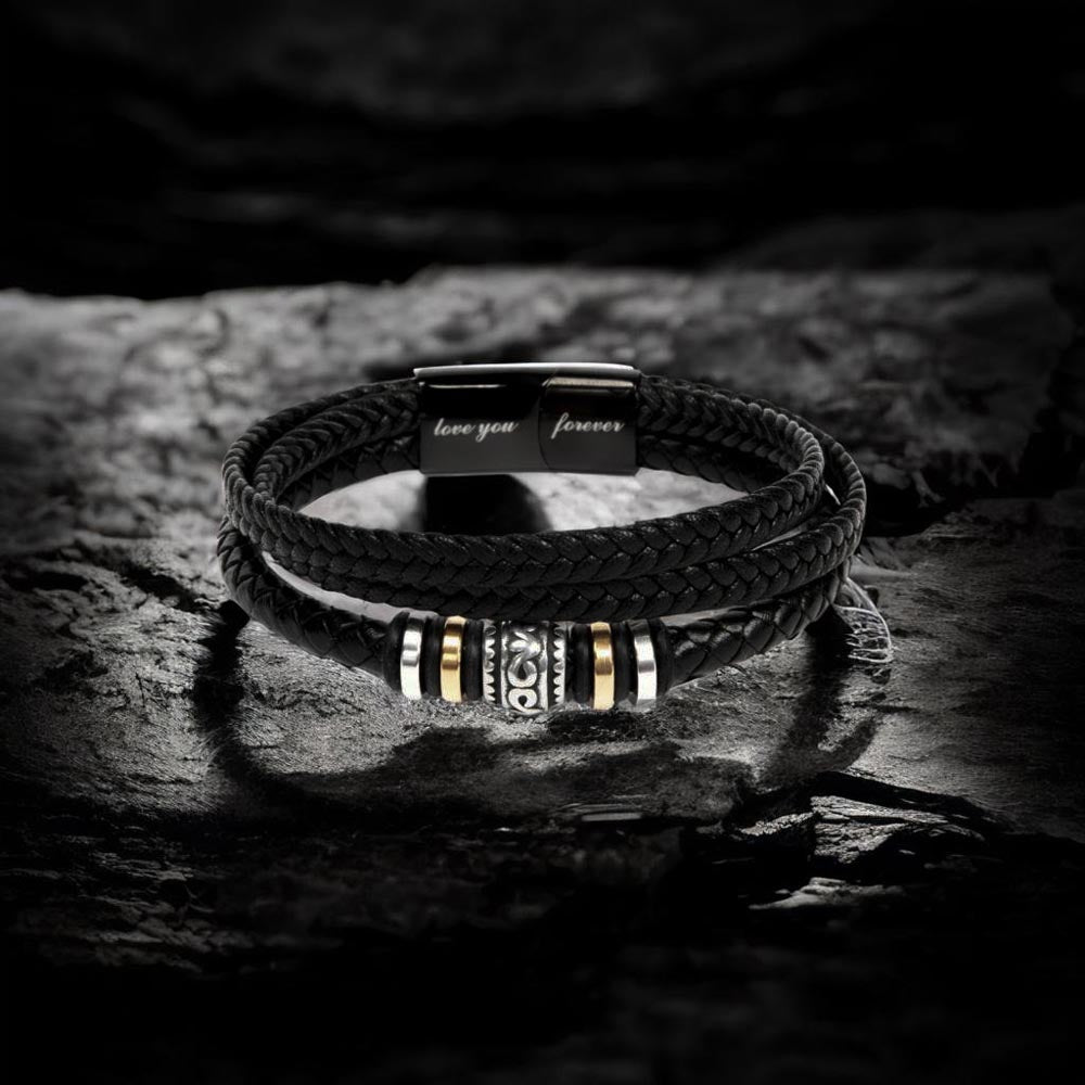 Dear Son | Infinite Love Bracelet Gift for Son from Dad | Encouragement Bracelet for Son