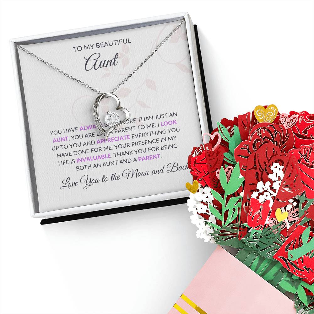 To My Beautiful Aunt Necklace - SOUVMOUR
