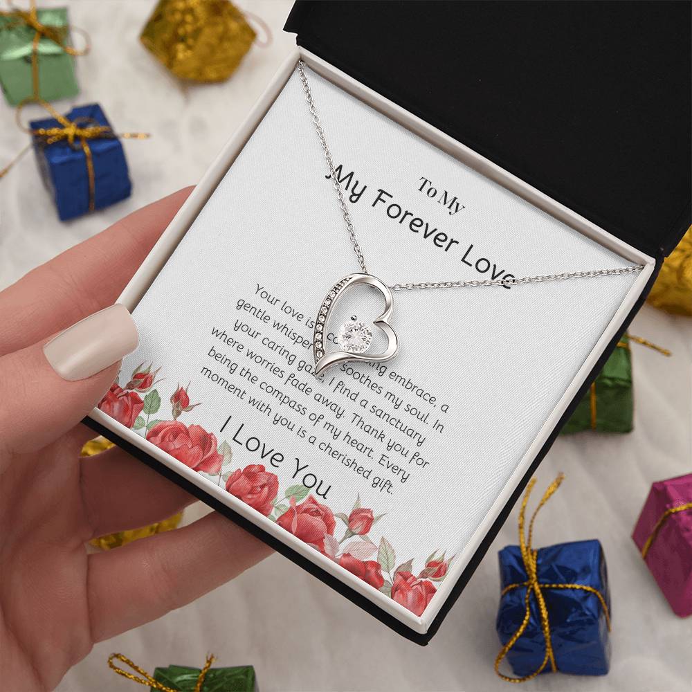 Girlfriend Forever Love Knot Necklace | Elegant Gift for Girlfriend - SOUVMOUR