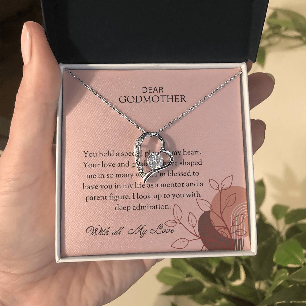 Special Gift for My Godmother, Forever Love Pendant | Godmother Necklace (Necklace Only)