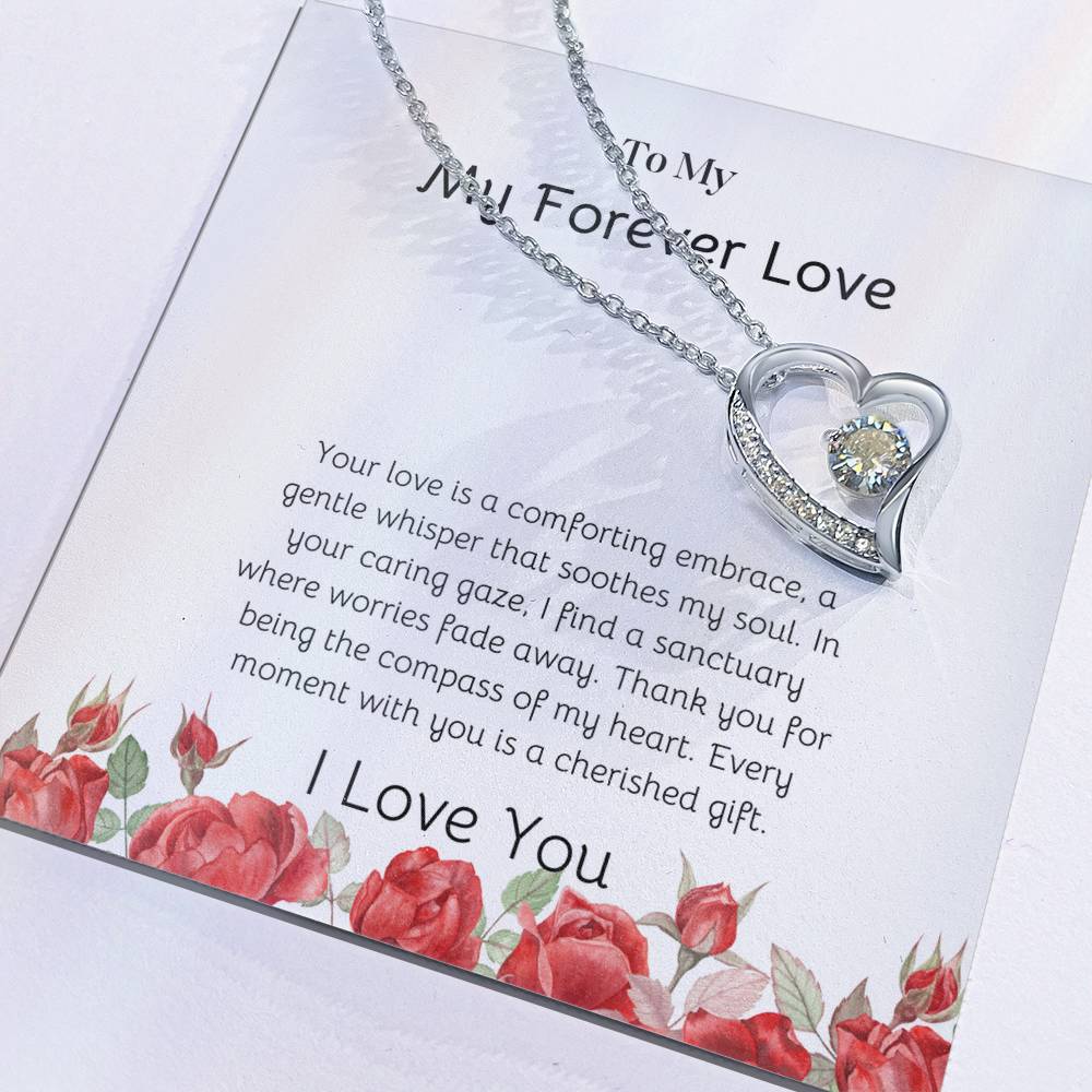 Girlfriend Forever Love Knot Necklace | Elegant Gift for Girlfriend - SOUVMOUR